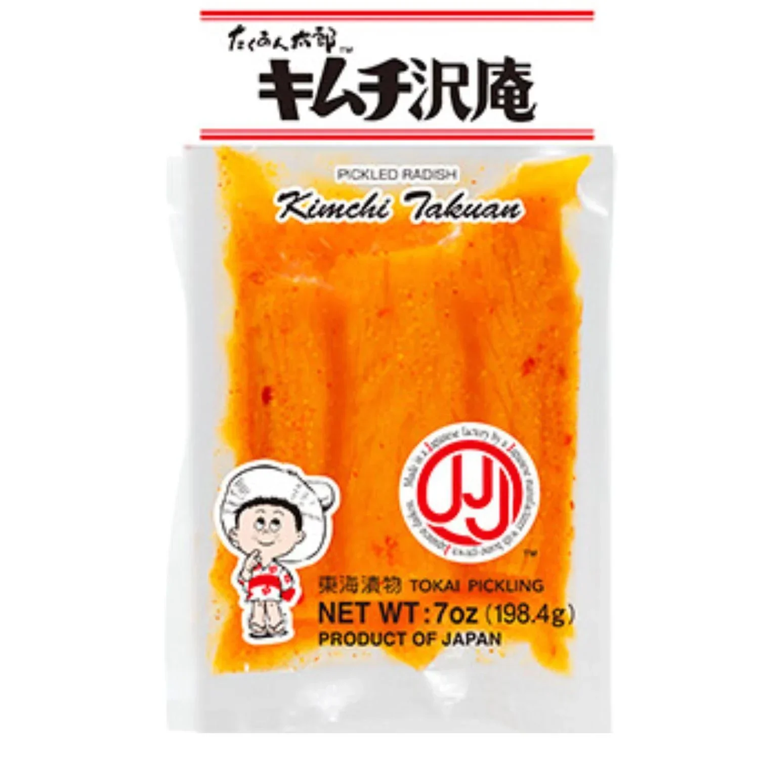 TOKAI KIMCHI TAKUAN PICKLED RADISH 7OZ/198.4G