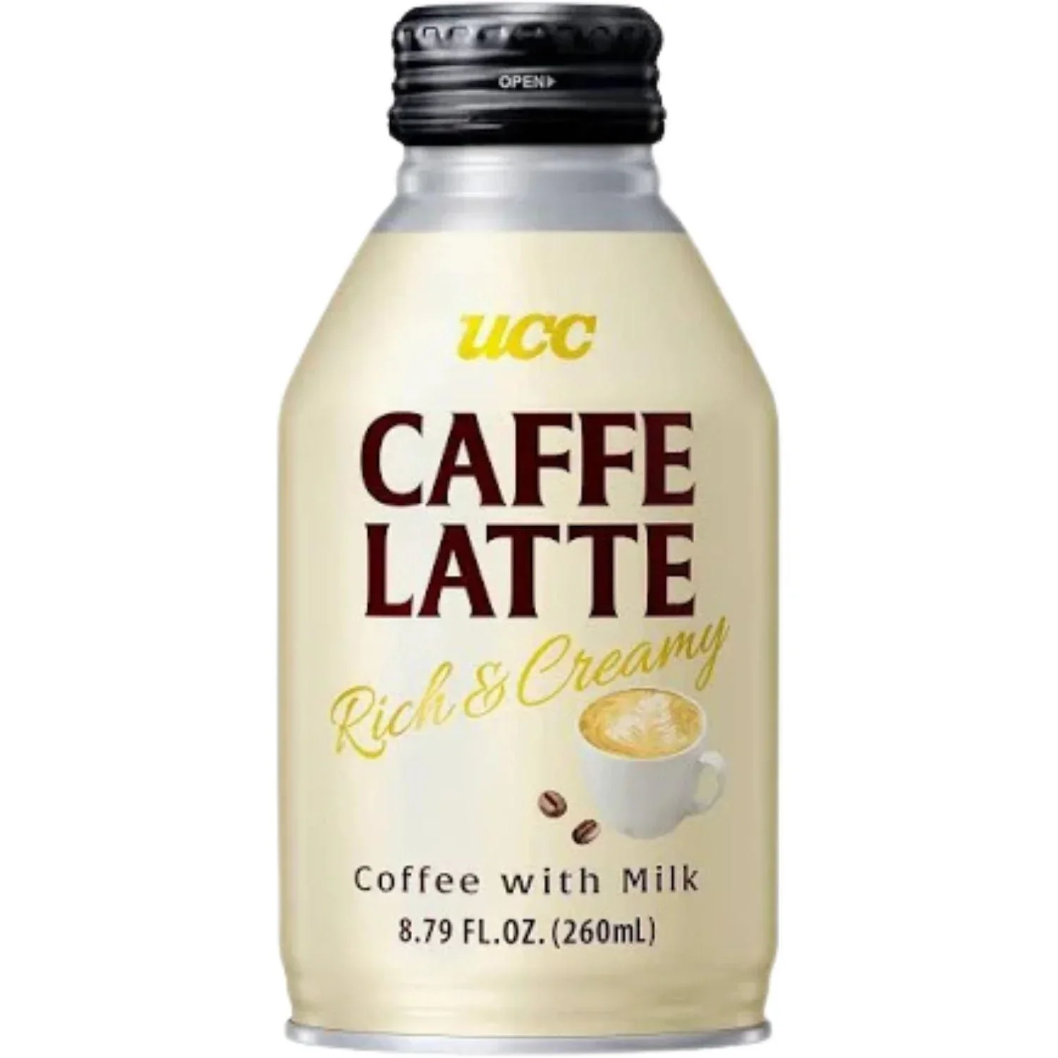 UCC CAFFE LATTE RICH CREAMY CAN 8.79FL OZ/260ML