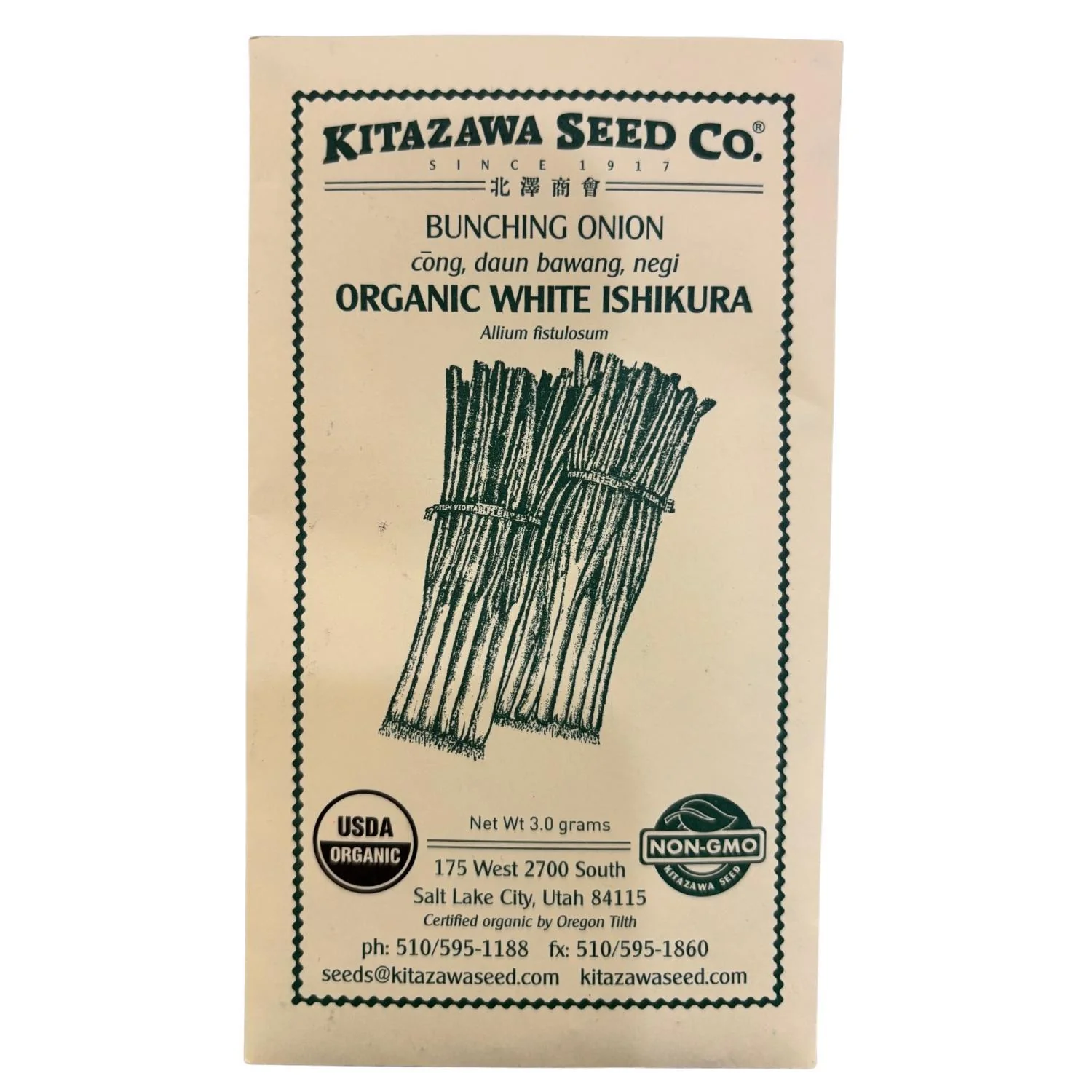 WHITE ISHIKURA ONION SEEDS