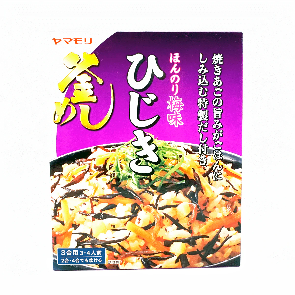 YAMAMORI UME KAORU HIJIKI CHIRIMEN KAMAMESHI RICE CONDIMENT 7.05OZ/200G