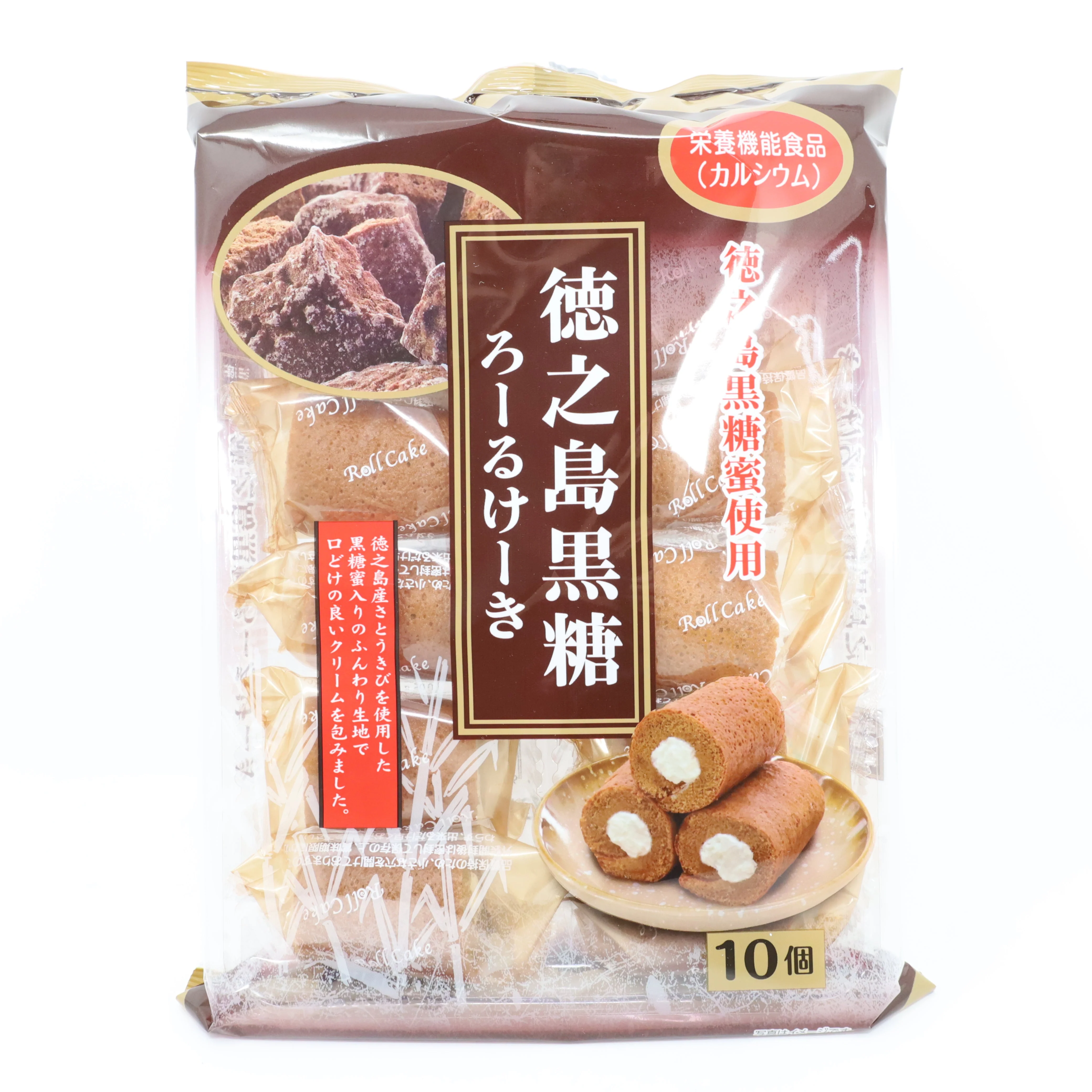 YAMAUCHI TOKUNOSHIMA KOKUTO ROLLED CAKE  WHEAT CAKE 5.6OZ/160G
