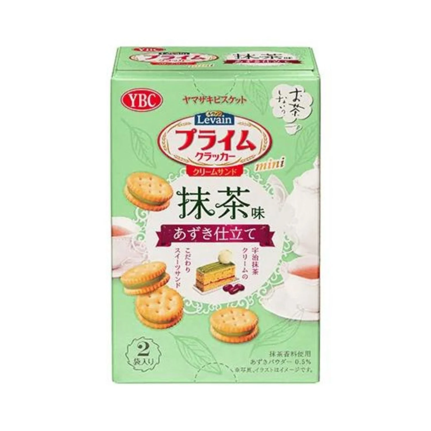 YBC YAMAZAKI LEVAIN MATCHA AZUKI 56G/1.9OZ